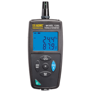 AEMC Instruments Thermo-Hygrometer Datalogger Model 1246 # 1246