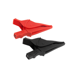 AEMC Instruments Clip - Set of 2, Color-Coded (Red/Black) Screw-on Alligator Clips
