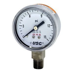 Ametek U.S. Gauge Model 1522 All-Stainless Utility Gauge (2 in)