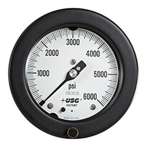 Ametek U.S. Gauge SOLFRUNT 4-1/2 in Back-Mount Process Gauge Model 1933