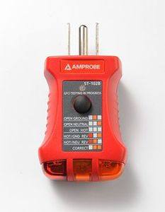 Amprobe ST-102B Receptacle Tester with GFCI