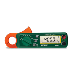 Extech 380941 Clamp Meter+ DMM, Mini 200A AC/DC