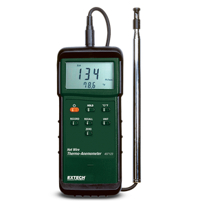 Extech 407123 Anemometer, Hot Wire Heavy Duty w/ Holster