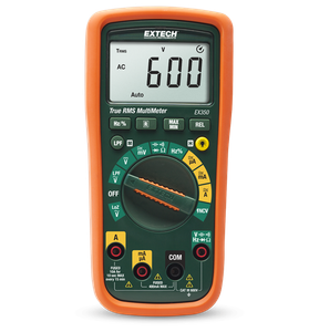 Extech EX350 Multimeter, Professional, TRMS w/NCV