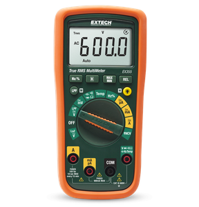 Extech EX355 Multimeter, Professional TRMS w/NCV + Temp
