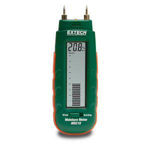 Extech MO210 Moisture Meter, Pocket, Wood/Bldg Mtl