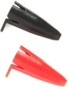 Fluke TL7XCAP Probe Tip Cap Set, Red and Black