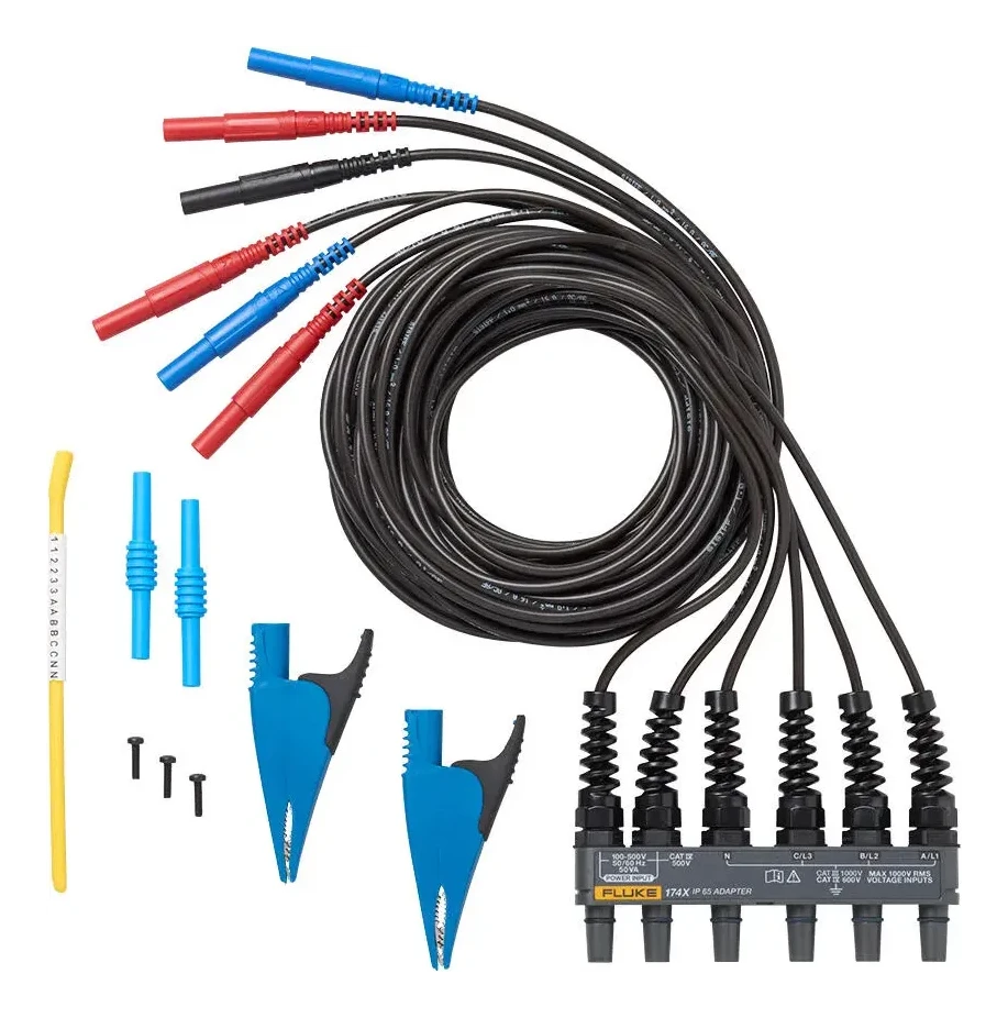 Fluke IP65 ADAPTER SET 174X Power Quality Logger