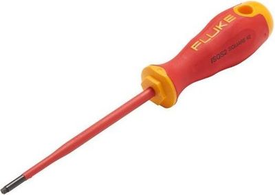 Fluke ISQS1 Insulated Squared Screwdriver #1, 4 in, 100 mm, 1000V