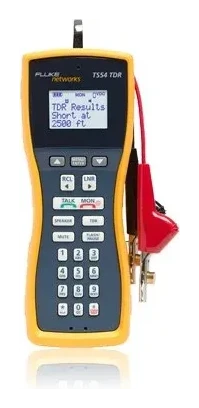Fluke TS54 Pro LCD Butt-in Test Set + TDR, 4 mm Banana, x-Large Alig, Test Prb