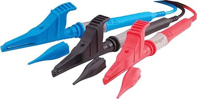 Megger 2.5 kV Silicone Test Leads + Clips X3