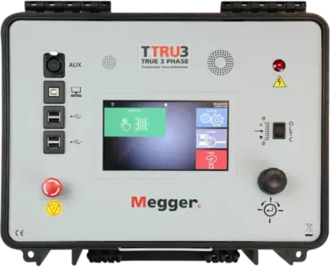 Megger Megger TTRU3 Three-Phase Handheld Turns Ratiometer TTRU3 - Basic Model