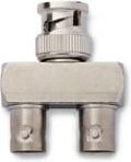 Pomona Electronics BNC Adapter (M/2F), Straight