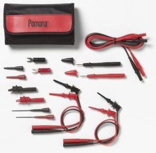 Pomona Electronics Deluxe Electronic Bench DMM Test Lead Kit
