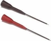 Pomona Electronics Extended Fine PT Tip Adapter Set (Set Red/Black)