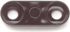 Pomona Electronics Double Binding Post Mounting Base 10/Package (Black)