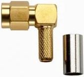 Pomona Electronics SMA Plug Right Angle Crimp, RG142,400