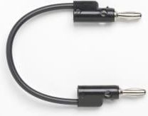 Pomona Electronics Banana Plug Patch Cord (Black), 13x138