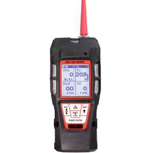 GX-6000 for LEL / O2 / H2S / CO / VOCS (0 - 4,000 PPM PID), with Li-Ion Battery Pack, # 72-6AZB-C-55