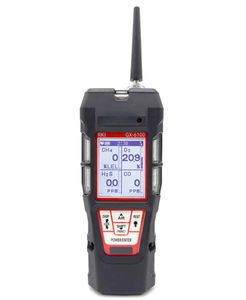 GX-6100 for LEL / O2 / H2S / CO with Li-Ion Battery Pack and 115 VAC Charger # 72-61AXXX-C