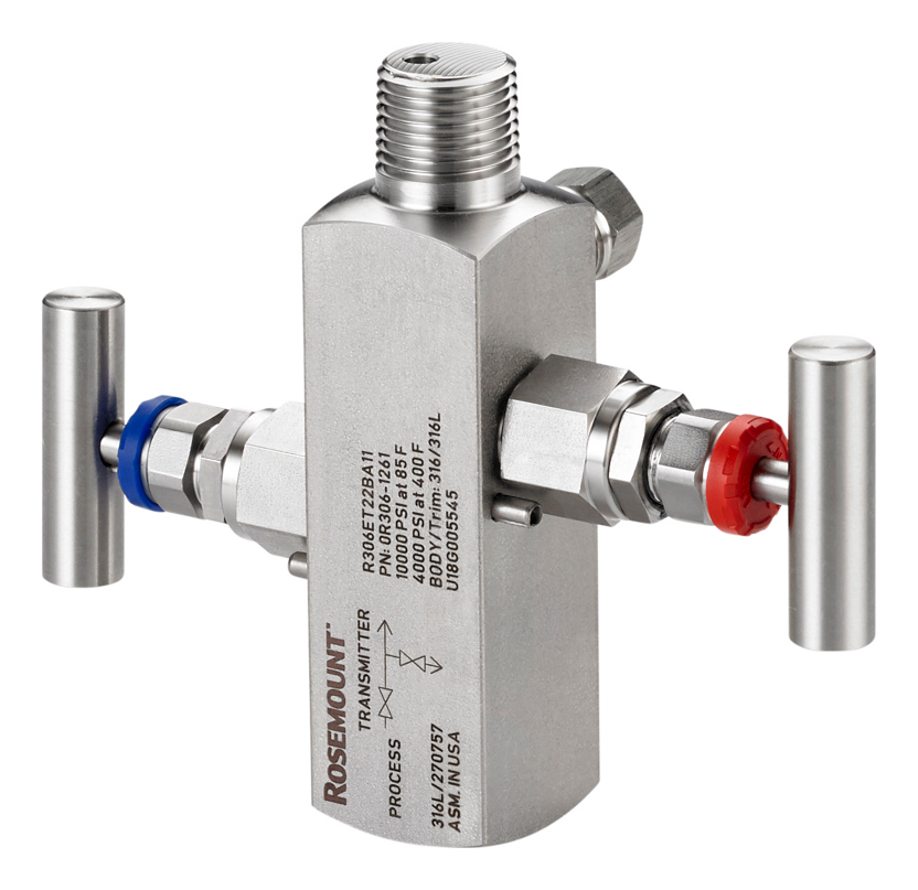 Rosemount R306 In-Line Manifold (Pressure-Lock Valve)