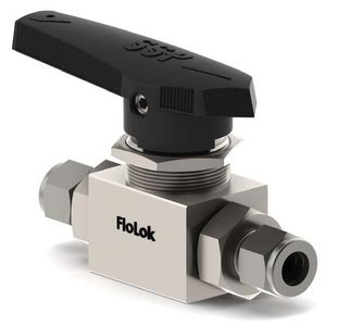 SSP FB Series, Two-Way Ball Valve 38, 1/2 in. Tube Fitting# 38PD8-HC