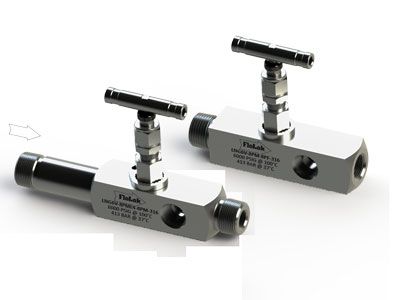 SSP LN Series, Locked Bonnet Needle Valve, Vee 316SS Stem, Flexible Graphite Packing LN8, 3/4 in FNPT # LN8VG-12PF-HC
